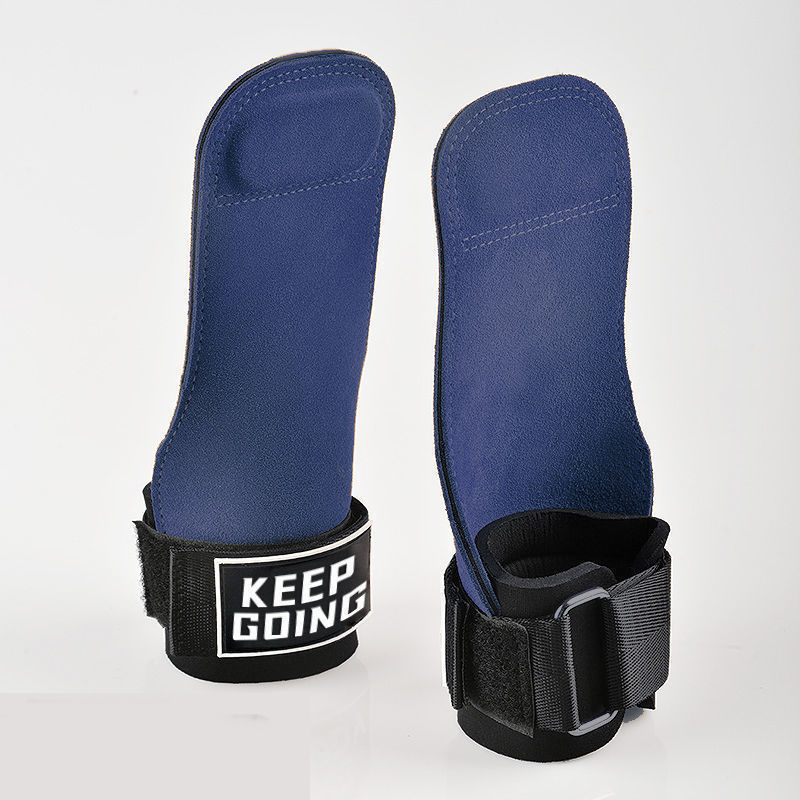 Asistencia de tracción dura con protector de palma de piel de vaca hombre pull-up muñeca barra horizontal pull-back agarre con protector de mano guante de mujer comercio exterior