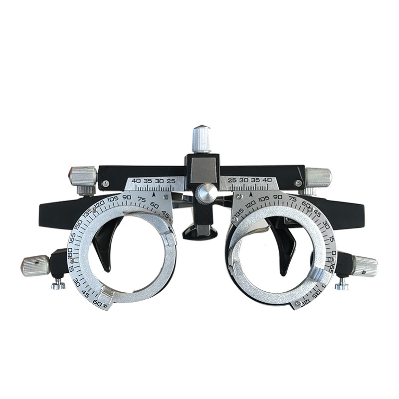 Weizhen equipo de Optometría Marco de prueba de YG-003 gafas marco de prueba Marco de Optometría gafas pierna distancia pupila Marco de gafas ajustable