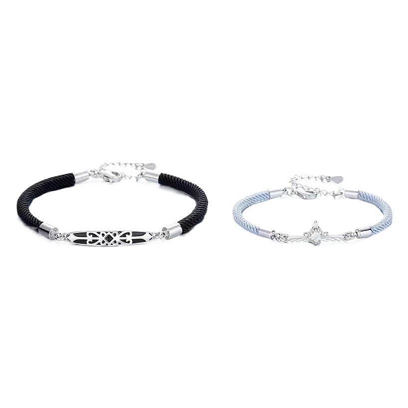 Princess guard Knight couple bracelet a pair of Korean fashion bracelet long-distance love men and women Moonstone Valentine's Day