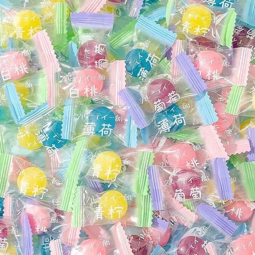 White Peach Hard Candy Juice Marriage Celebration Candy Lemon Mint Girl Heart Fashion Snack Candy Bulk Wholesale Distribution