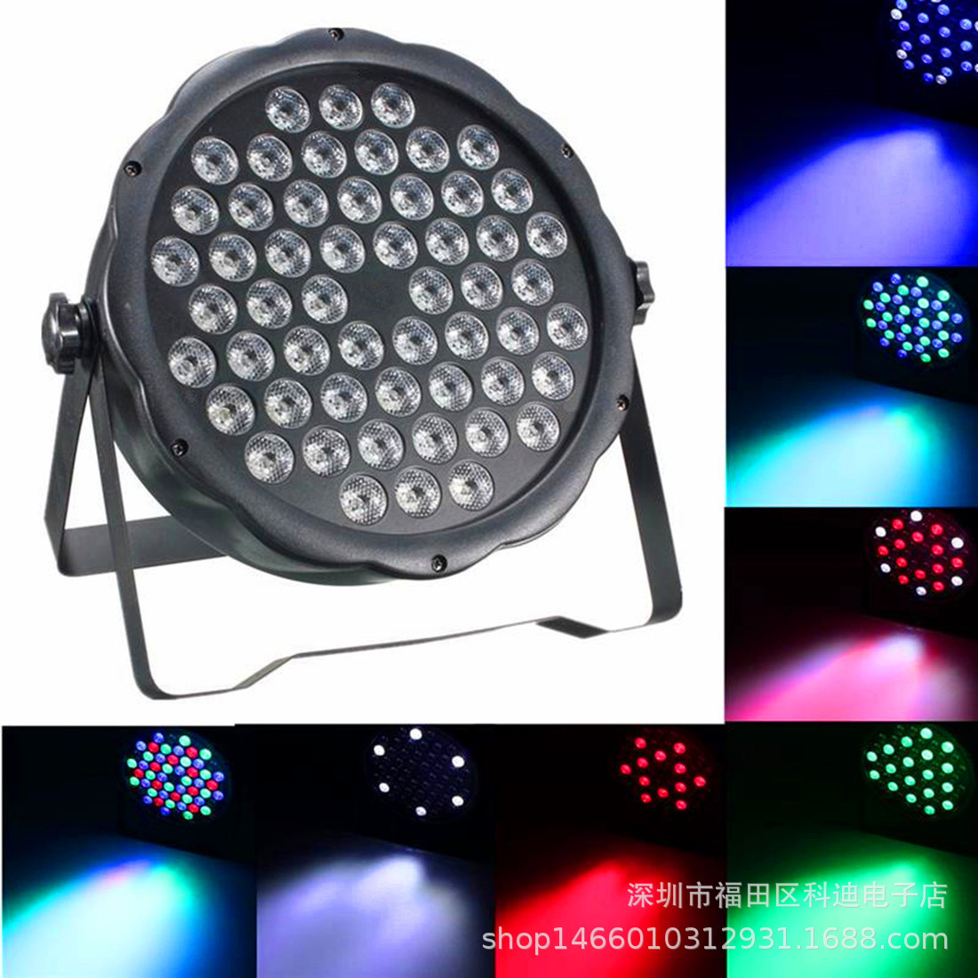 Transfronterizo LED PAR luz USB6 12 1836 54 colorido control remoto par luz láser UV púrpura teñido luz de la etapa