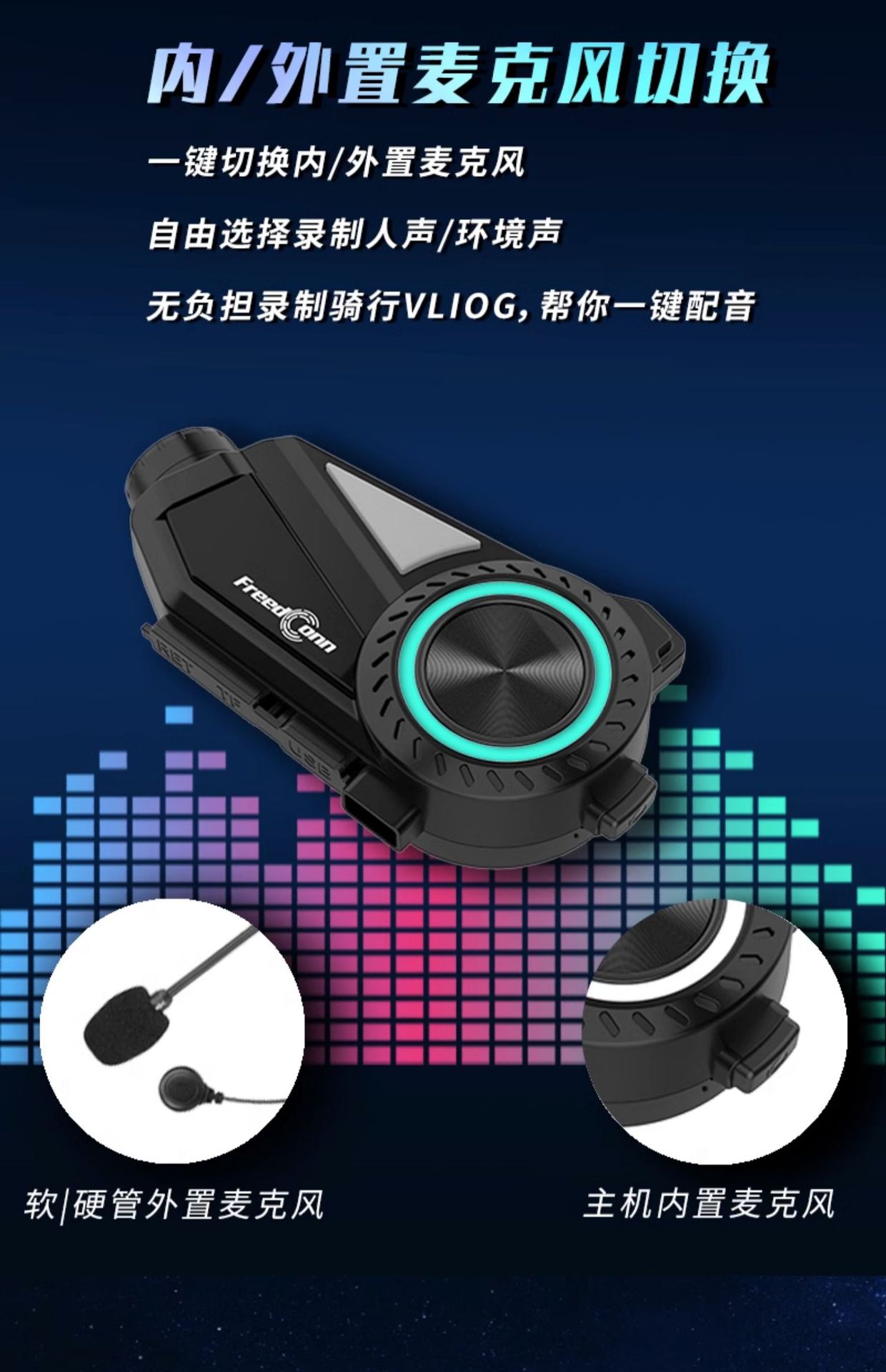 Lu Yi R3 Pro Motorcycle Built-In Helmet Bluetooth Headset Heavy Motorcycle Driving Recorder Camera Integrated Wholesale