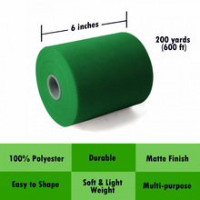 6 X 200 Yards Tulle Fabric Roll Fabric Tulle Spool for