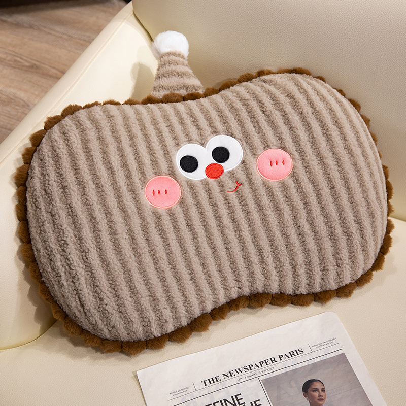 Memoria encantadora almohada de algodón para proteger la columna vertebral cervical para ayudar a dormir rebote lento no colapso estudiantes y adolescentes para dormir en invierno