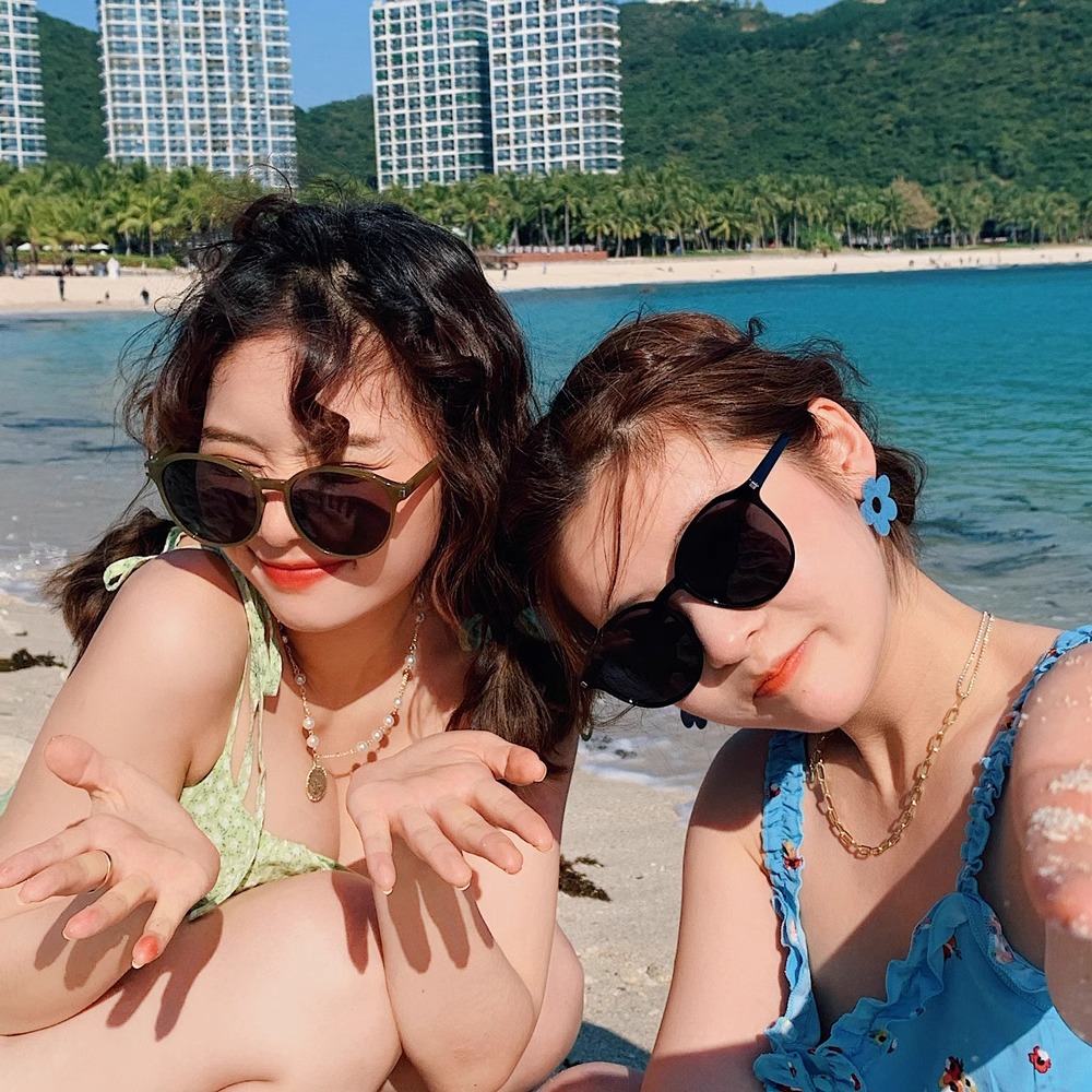 2020 nueva moda estilo coreano gafas de sol Internet celebridad mismo estilo gafas de sol lisas 3386Zn