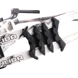 Rubber crab shock absorption Black Green 1 box two bow and arrow accessories composite bow universal bow and arrow equipment accessories