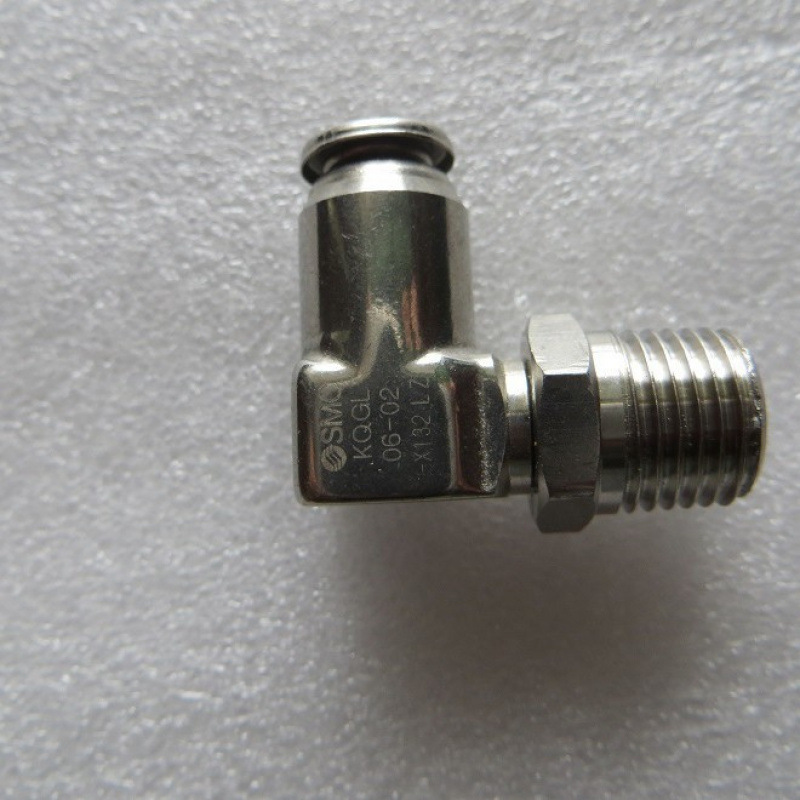 原装SMC不锈钢耐高温快速接头KQGL06-02现货1/4牙接6的气管
