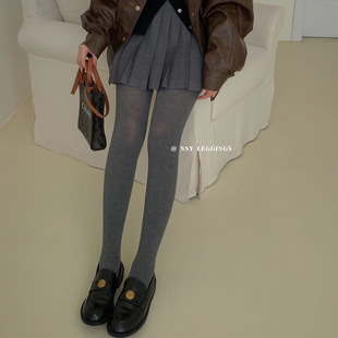 NSY301 thin thin cotton vertical leg socks autumn and winter fleece-lined hip fleece-lined pantyhose wear leggings women