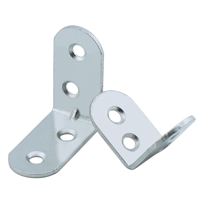 Código de ángulo de hardware conector armario de ropa código de ángulo de tipo L ángulo recto 90 grados muebles conector estante soporte triángulo de hierro