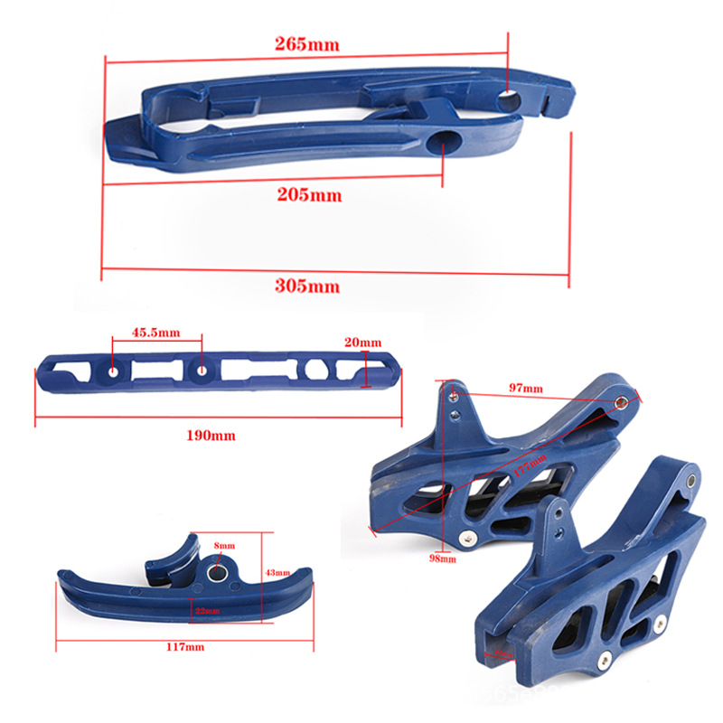 Suitable for Ktm/Husqvarna Chain Guide Flat Fork Chain Slider Motorcycle Modification Exc Xcw