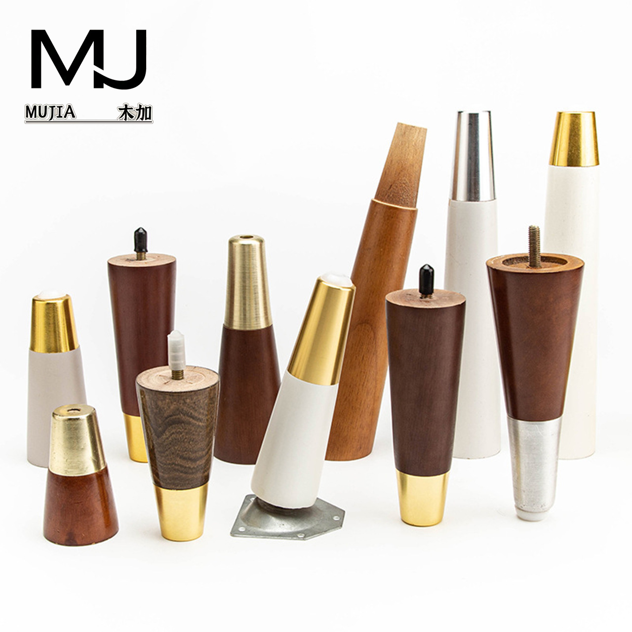 Muebles Pies de madera Pies de madera en forma de calabaza Pies de mueble de TV Pies de sofá Mesa de centro Pies de madera maciza Pies de mesa Pies de silla Pies de cama