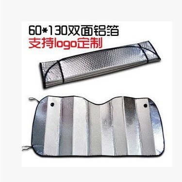 Parasol delantero del automóvil grueso lámina de aluminio protector solar de aislamiento térmico parasol montado en automóvil de verano enfriamiento parasol