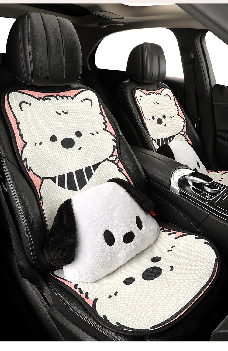 Car seat cushion for all seasons, goddess-style seat pad, summer breathable and ventilated seat cover, high-end non-slip new seat cover