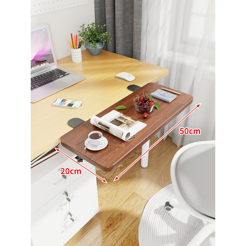Mesa de escritorio extensión de mano mesa de computadora tablero de escritorio portador de teclado dormitorio tablero de estación de trabajo ensanchado extensión plegable