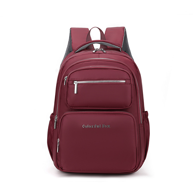 Colorful Fox new women's multi-layer large capacity waterproof student backpack_voghion.com