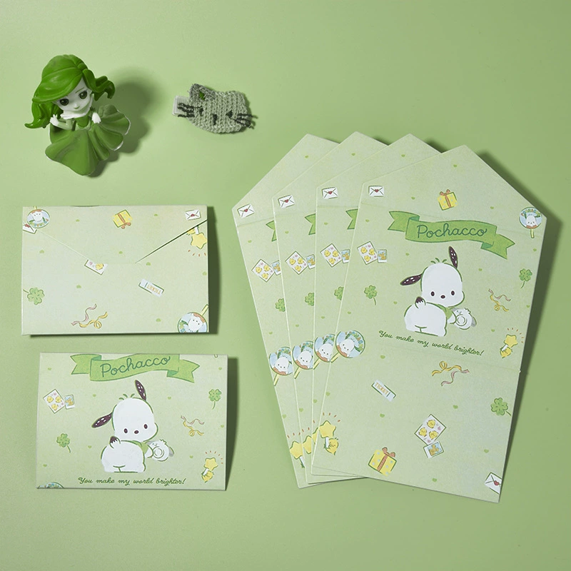 Sanrio, складная открытка для друга, открытки, мультяшные заколки
