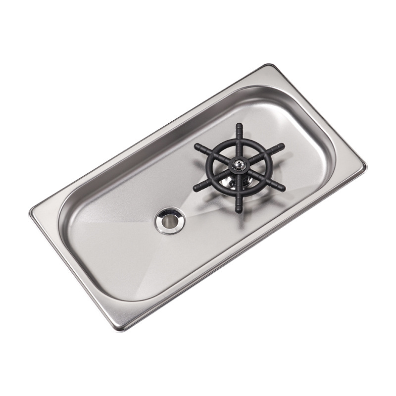 De acero inoxidable de la taza automática lavadora de limpieza libre bar cafetería Bar de agua de la taza lavadora con 2 mangueras