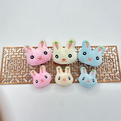 かわいいぬいぐるみニンジンウサギブローチかわいいウサギ白ウサギアクセサリーバッグ帽子衣類アクセサリー