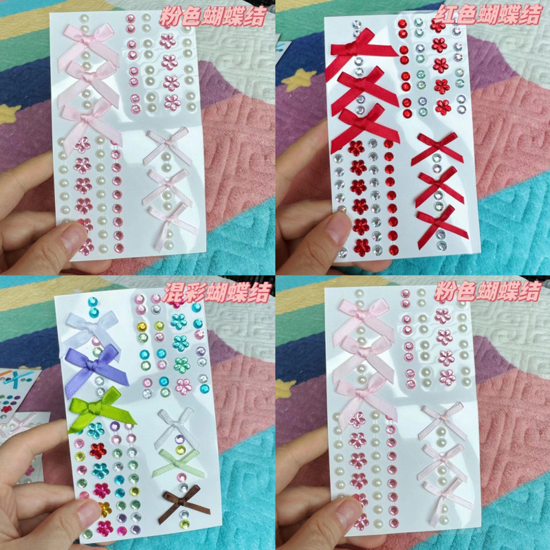 Simple Face Diamond Sticker Special Face Sticker for Music Festival Stage Makeup Light Luxury Small Diamond Nail Sticker Love Butterfly Simple Face Diamond Sticker Special Face Sticker for Music Festival Stage Makeup Light Luxury Small Diamond Nail Sticker Love Butterfly