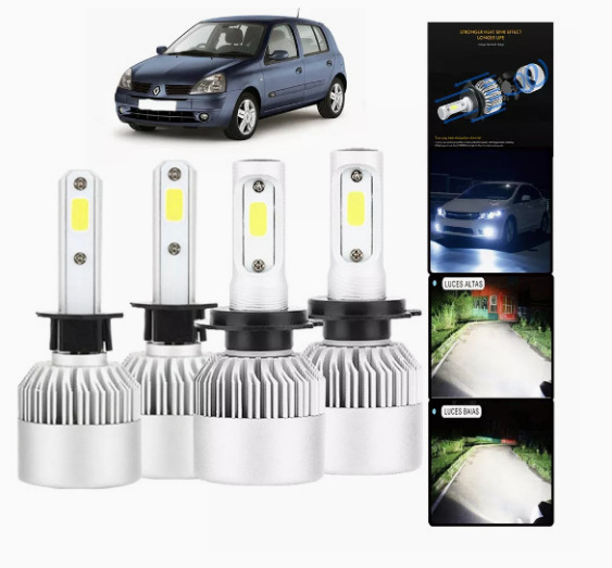 Tcyato Cross-Border Hot-Selling Led Headlight Set, Front Headlights, Fog Lights, High and Low Beam Modified Headlights