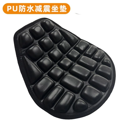 Electric Motorcycle 3D Shock-Absorbing Seat Cushion Cover, Heat-Insulating and Sun-Proof, Suitable for All Seasons, Electric Bike Seat Cushion, Long-Distance Riding Equipment (Motorcycle cushion) - new-upgrade-universal-thickened-seat-cushion-pu-leather-waterproof-model