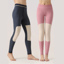 绵羊毛打底裤女内穿桑蚕丝无痕秋裤男秋冬季加绒加厚护膝保暖裤