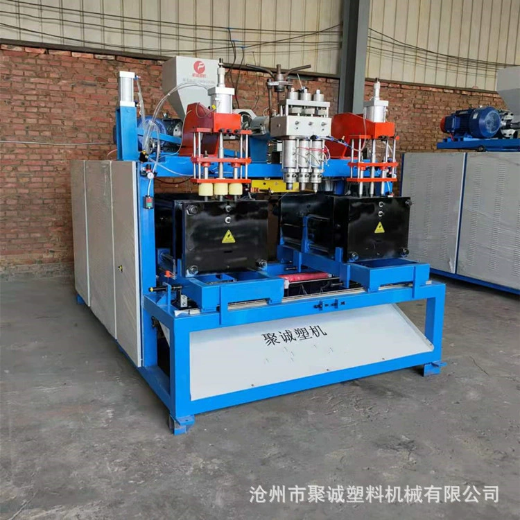 Производитель полностью автоматических гидравлических машин для выдувного формования пластика поставляет полностью автоматические машины для выдувания пластиковых ведер и бутылок.