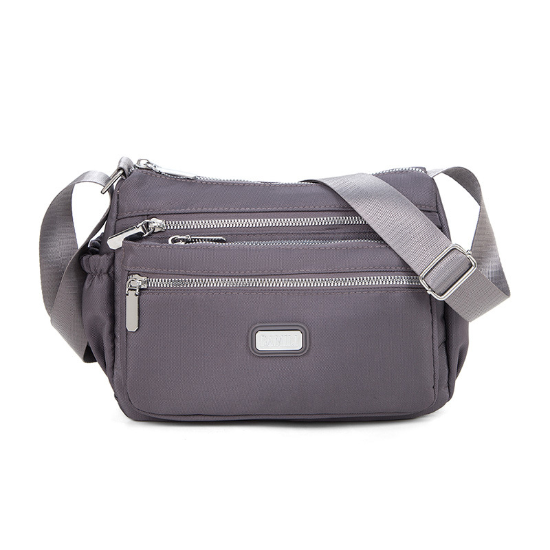 Bolso bandolera de tela Oxford para mujer 20247 nuevo bolso de mujer de mediana edad, bolso de madre de nylon de viaje de gran capacidad, todo fósforo