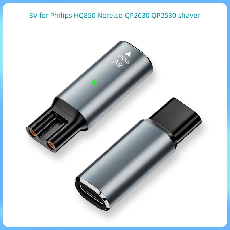 Power adapter type-c charging adapter hair clipper Philips accessories 8v shaver adapter