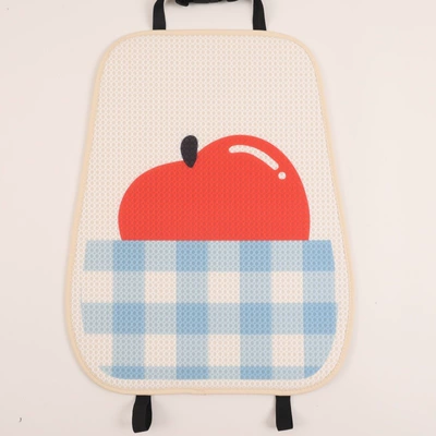 Seat cushion, seat cover for Women, Half-Cover Seat Cover - new-plaid-apple-blue-plaid-backrest