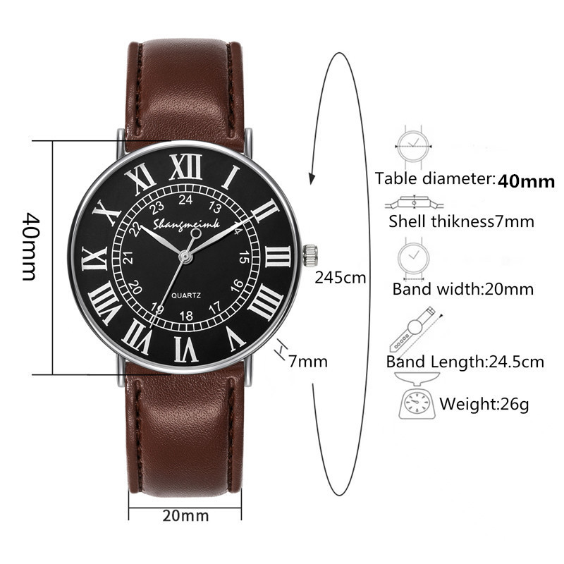 Orologio da uomo al quarzo sottile, semplice, da cintura, per il tempo libero, alla moda_voghion.com