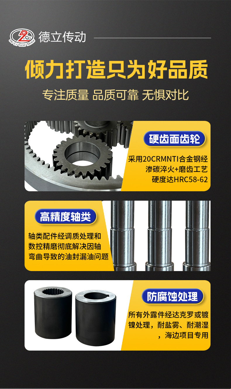 Ngw-L-F Cooling Tower Reducer Parts Sun Gear Planetary Gear Connecting Sleeve Large Internal Gear Ring Planetary Shaft
