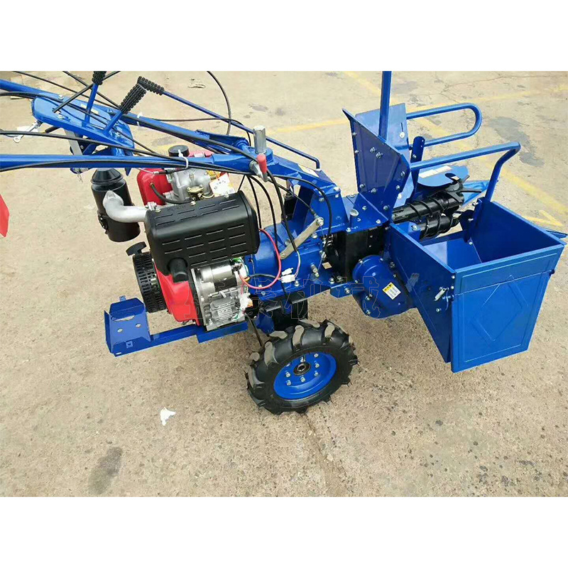 背负式玉米秸秆收割机秸秆青储机割台自走秸秆粉碎玉米收获