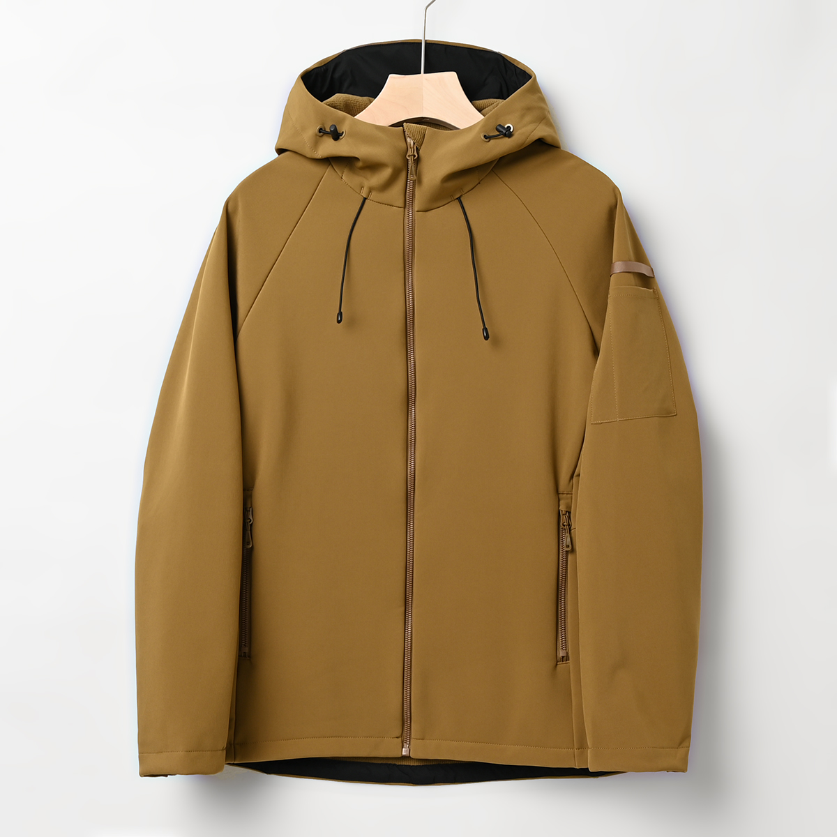 Chaqueta de asalto al aire libre a prueba de viento a prueba de agua chaqueta con capuz chaqueta caliente k chaqueta de asalto de cáscara suave hombre tamaño grande image 2