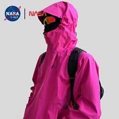NASALike玫紅浙江台州鳥家同項突撃服三合一男女LT電光薔薇コート春