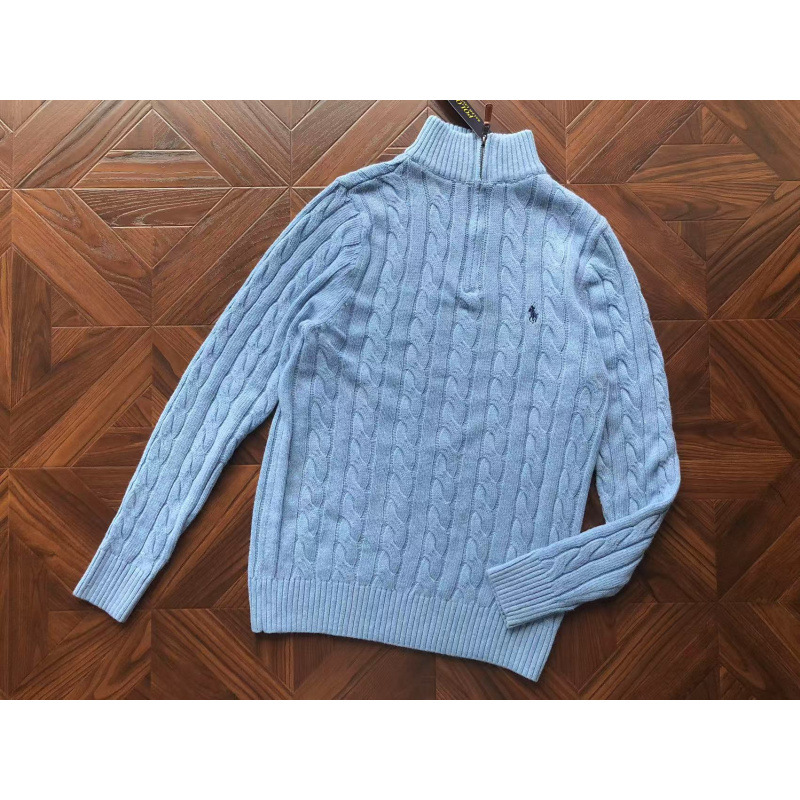Fuente de alta versión Paul otoño ropa de hombre de cuello redondo chaqueta chaqueta camiseta de punto suéter de pony casual un cabello