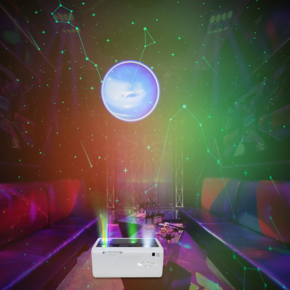 新品月光宝盒十二星座星空灯全彩星空投影灯激光满天星DIY月球灯