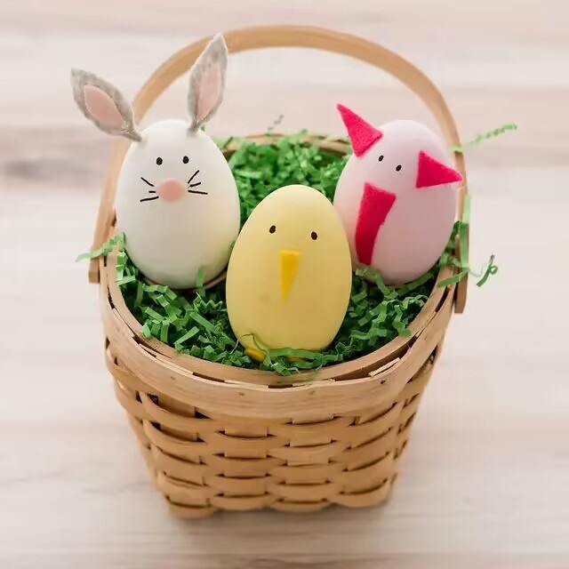 Huevos de Pascua de Madera para Manualidades, Decoración del Hogar, Adornos, Juguetes de Simulación para Niños, Accesorios para Pintar Grafitis