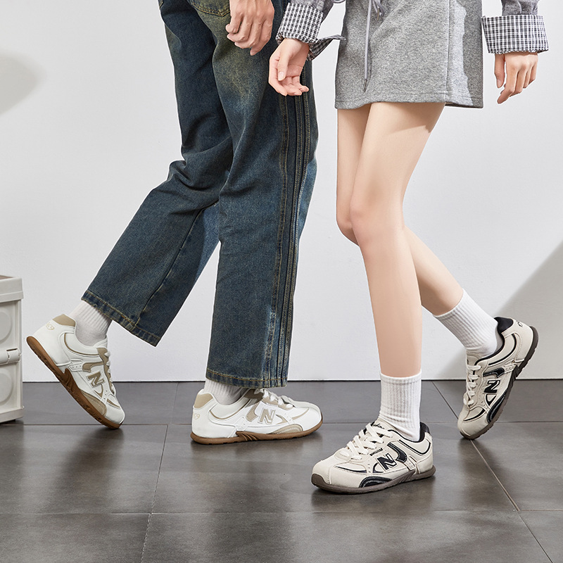 Giày sneaker unisex chunky đế dày phong cách Balance cổ điển — 232 Đen Hắc Diệu