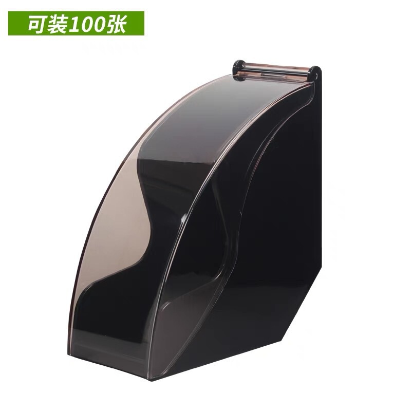 新品亚克力防尘手冲咖啡滤纸盒收纳盒挂耳滤纸架v60扇形通用款|undefined