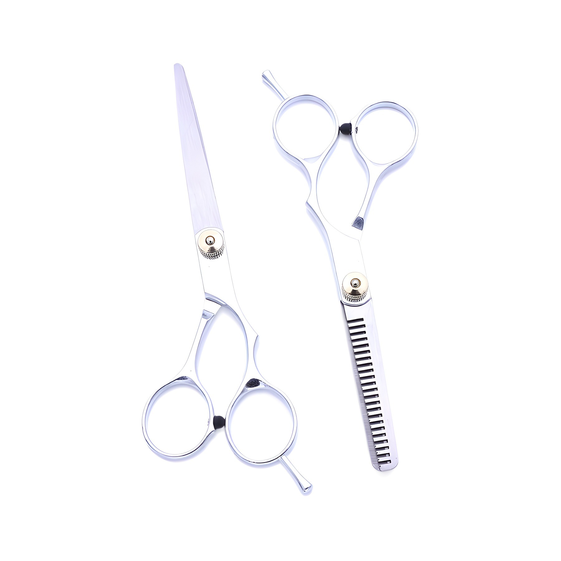 Tijeras de peluquería al por mayor de fábrica, tijeras de peluquería, tijeras planas, flequillo fino, tijeras de dientes, peluquería para el hogar, juego de tijeras de peluquería