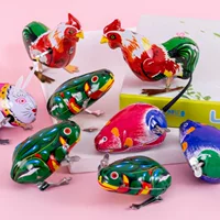 Классическая заводная игрушка для прыжков, лягушка, ностальгия, подарок на день рождения