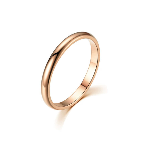 Golden, 2mm, pink gold