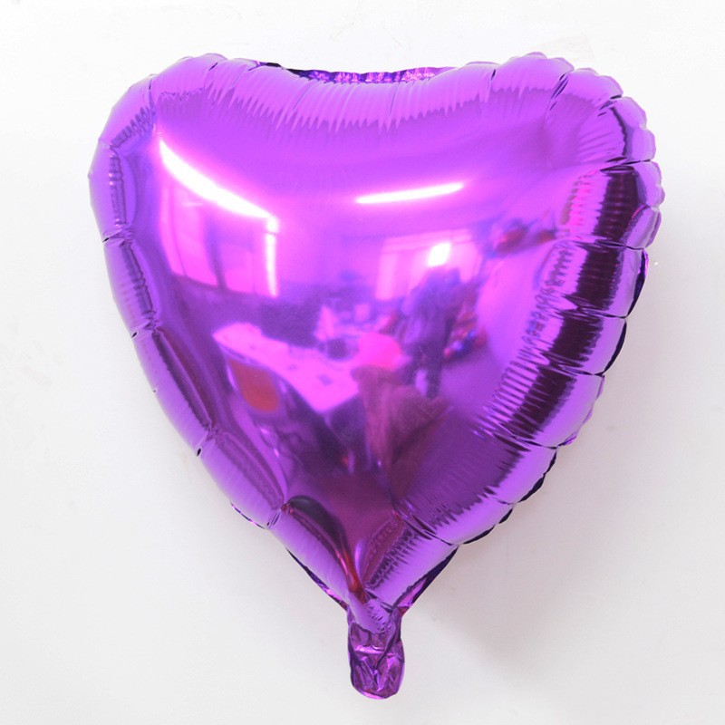 Película de aluminio en forma de corazón de 18 pulgadas tablero de luz monocromo amor globo cumpleaños boda graduación fiesta atmósfera decoración globo