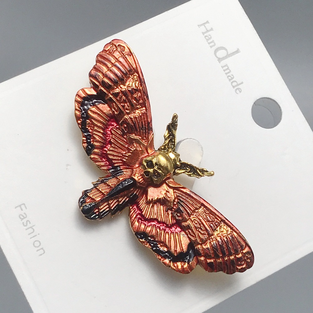 Cross-Border Enamel Butterfly and Moth Brooches Can Be Used as Insect Corsages and Clothing Pin Accessories