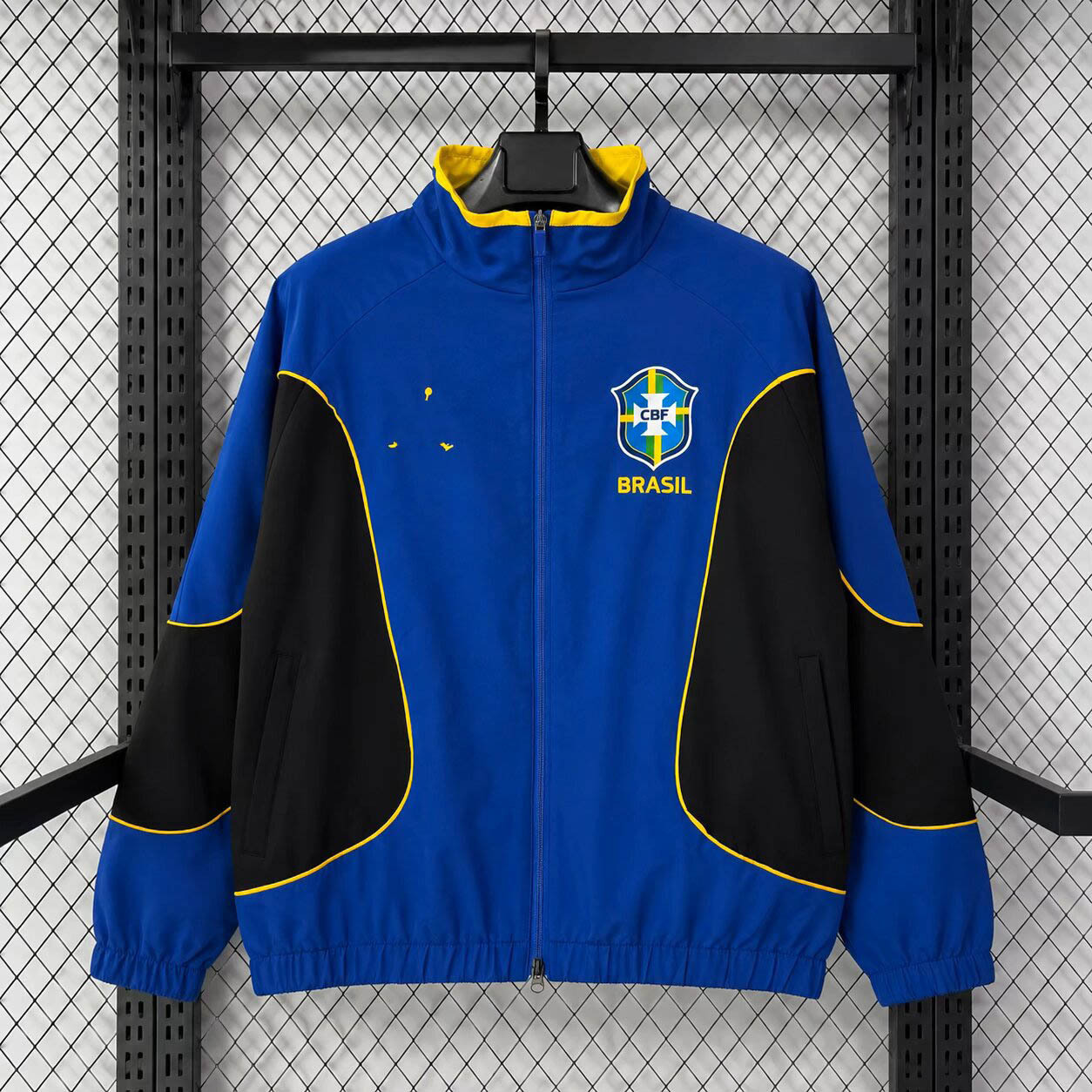 Nueva chaqueta de fútbol de doble cara chaqueta de asalto chaqueta de algodón Brasil París Arsenal Alemania BairbaL chaqueta impermeable image 62