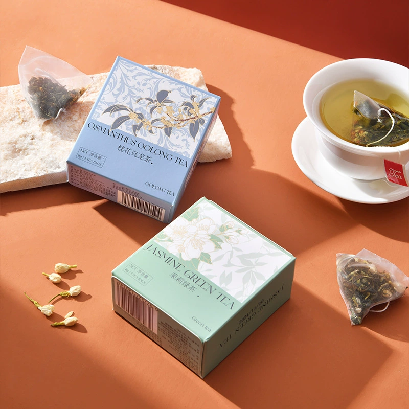 Подарочная коробка чая (Heytea) Цветочный чай на свадебные подарки, 3 индивидуально упакованных пакетика, 8×8×4 см