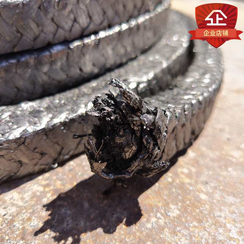 石墨盘根石棉高温高压密封填料镍丝防火增强柔性纯绳