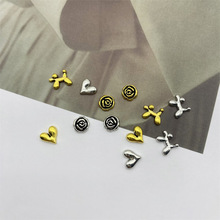 新款迷你合金配件个性气球狗爱心饰品手工发饰手机壳美甲DIY材料