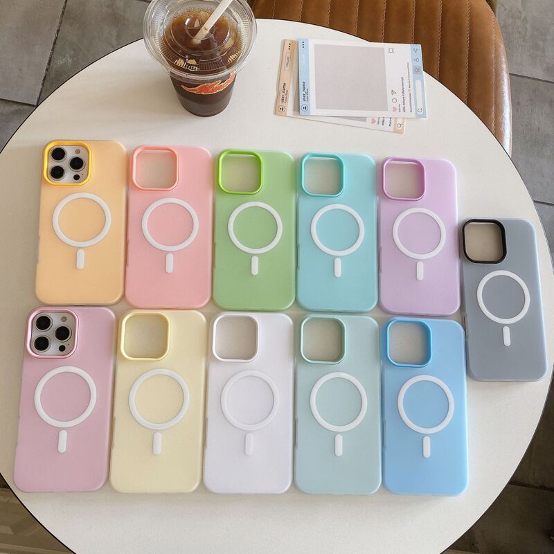 Skin-Feel Two-In-One Magnetic Phone Case for Apple 17, 16 Pro, 15/14, Affordable 13 Jelly Case, Anti-Drop Skin-Feel Two-In-One Magnetic Phone Case for Apple 17, 16 Pro, 15/14, Affordable 13 Jelly Case, Anti-Drop